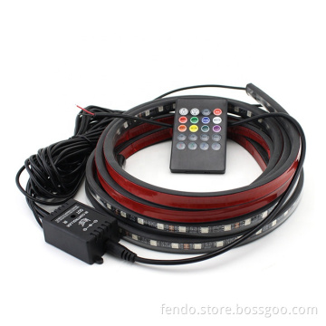 10W 12V Waterproof RGB LED Strip Light for Car Ambiance